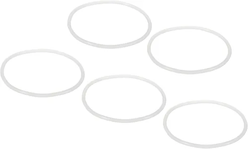 MECCANIXITY Juntas tóricas para filtro de agua de 10 pulgadas, 3.425 x 0.157 in, juntas tóricas de repuesto de silicona, color blanco, paquete de 5