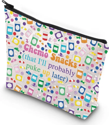 Miniatura 8 de G2TUP Divertidos bocadillos de quimioterapia bolsa de quimioterapia paquete de cuidado de quimioterapia para mujeres guerreras