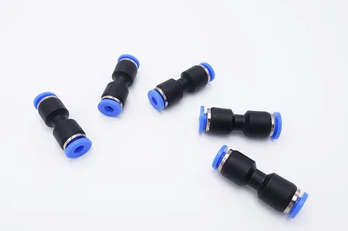 Miniatura 21 de Empuje para conectar, tubo de 1/2 pulgada de diámetro exterior x tubo de 1/4 pulgadas, conector de dos vías de unión recta de aire neumático
