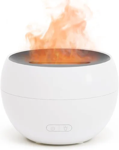 Miniatura 10 de SALKING Difusor de Llama para Aceites Esenciales, Difusor de Aceite Esencial de Aromaterapia de Fuego, Humidificador de Niebla Fría Ultrasónico