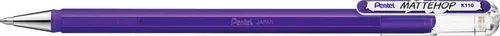 Miniatura 10 de Pentel Mattehop - Cartera con rodillo de gel de 0.039 in, 7 piezas, colores originales Surtido