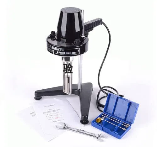 Miniatura 3 de Fluidímetro rotatorio NDJ-1 del metro del probador de viscosidad del viscosímetro rotatorio del laboratorio