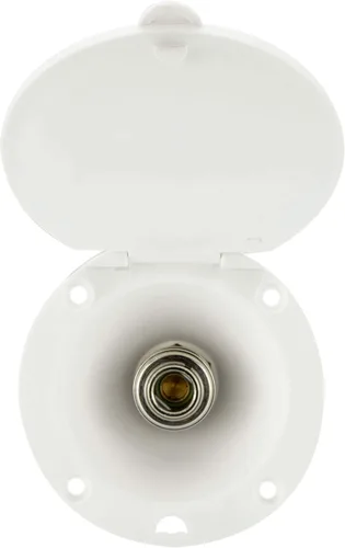 Miniatura 3 de RecPro RV Conector de conexión de puerto de espray exterior con conector rápido (Blanco)