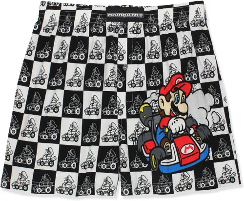 SUPER MARIO Brothers - Pantalones cortos tipo bóxer para hombre