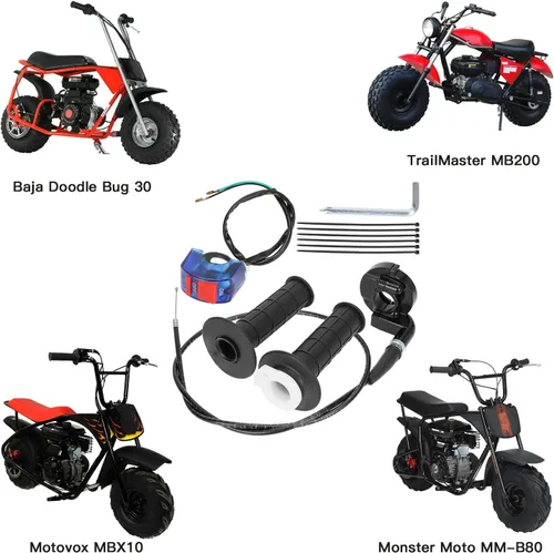 Miniatura 3 de YOXUFA Mini kit de acelerador de bicicleta de repuesto para Coleman Minibike CT200U CT200U-EX BT200X Baja DB30 Warrior MB200 Predator 212cc Motovox