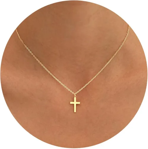 CHESKY Collar chapado en oro de 14 quilates con cadena tipo gargantilla, minimalista y simple, regalo de joyería para mujeres