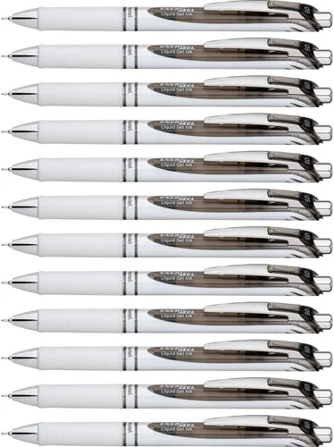 Miniatura 9 de Pentel EnerGel Deluxe RTX - Bolígrafo retráctil de gel líquido Retráctil, línea media, punta de aguja, tinta negra, rosa, azul y morada