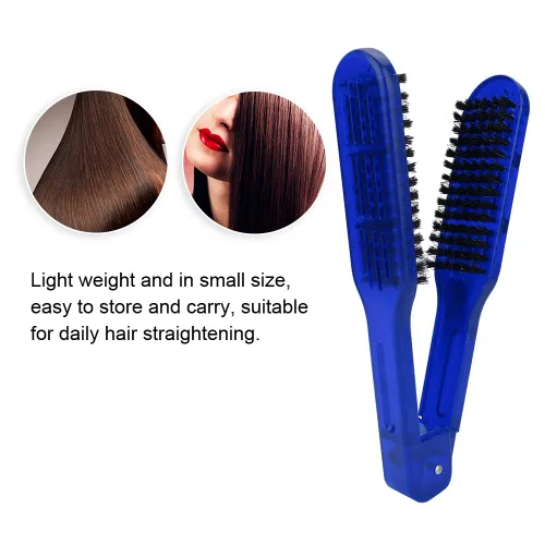 Miniatura 4 de ZJchao Cepillo para el pelo, cepillo de doble cara, alisador de pelo, alisador antiestático, peine para mujeres y hombres, adecuado para el hogar