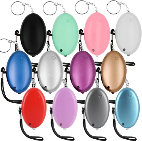 Miniatura 2 de Safe Sound - Alarma personal de 12 paquetes de 140 dB de alarma de seguridad personal con luces LED, alarma de seguridad de emergencia para mujeres