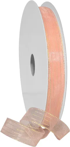 Miniatura 8 de Morex Ribbon Harmony Metallic, envoltura de regalos, decoración de boda, lazos, brillo brillante, 5/8" x 50 yardas, aguamarina