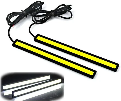 MACHSWON 2/4/6 unids universal impermeable coche camiones diurna lámpara de luz súper brillante 12 V LED tiras COB coche Led niebla luz
