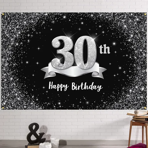 Miniatura 20 de HAMIGAR Telón de fondo de pancarta de feliz 10 cumpleaños de 6 x 4 pies, decoraciones de cumpleaños de 10 años, suministros de fiesta para niñas