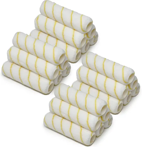 Miniatura 9 de Allgala Cubiertas para rodillos de pintura, paquete de 12 cubiertas de rodillo de pintura sin cobertizos de 9 pulgadas, fundas para siesta de 1/2