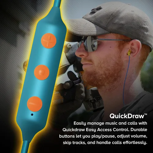Miniatura 4 de Plugfones Basic Pro - Auriculares Bluetooth con Tapones de Espuma para los Oídos - Protección Auditiva NRR de 27 dB - Auriculares Inalámbricos
