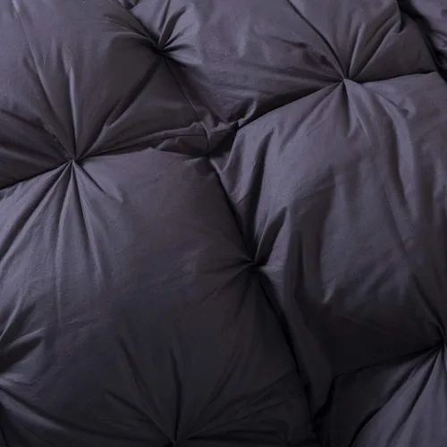 Miniatura 6 de Grandeur Linens - Lujoso edredón de plumón de ganso, diseño plisado de primera calidad, 1200 hilos, 100% algodón egipcio, 750+ potencia de relleno