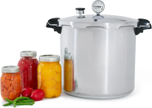 Miniatura 11 de Presto 01784 Enlatadora de presión compatible con inducción de 23 quart, plateada, de aluminio