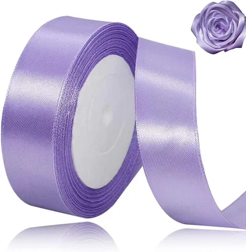 Miniatura 23 de Cinta beige de 1-1/2 pulgadas x 25 yardas, cinta de satén marfil de tela de color sólido para manualidades, coronas, fiesta de boda, Navidad, lazos