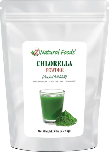 Miniatura 11 de Z Natural Foods Polvo de espirulina orgánica – Espirulina 100% pura, superalimento de algas azul-verdes densas en nutrientes con aminoácidos, 15
