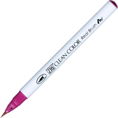 Zig Marcador de pincel real de color limpio, rosa oscuro
