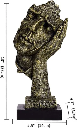 Miniatura 4 de Lependor Decoraciones de escritorio abstractas y creativas, estatuas de pensador, estatuas y esculturas para la decoración del hogar y la sala