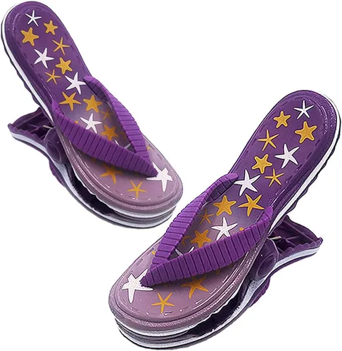 Juego de 2 clips de toalla de playa para playa, piscina y sillas de crucero, pasadores de ropa de plástico, soportes para toallas de playa, clips de