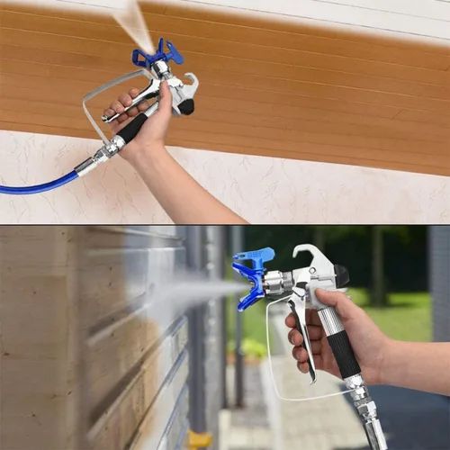 Miniatura 7 de FUNTECK Pistola pulverizadora sin aire compatible con pulverizadores de pintura sin aire Graco, incluyendo punta 517 y boquilla Gurad, 3600 PSI