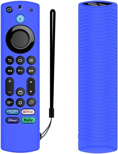 Miniatura 16 de Funda para control remoto de voz, funda de silicona compatible con Insignia Firetv Omni Series o TV 4, ligera, antideslizante, a prueba de golpes