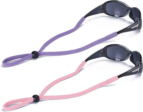 Miniatura 8 de SHINKODA Adjustable Glasses Strap for Adults and Kids 2-Pack Eyewear Retainer Cord for Reading, Safety, Sports & Sunglasses Negro