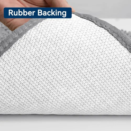 Miniatura 9 de Bcoimo Tapete súper absorbente para puerta de perro, 30 x 20 pulgadas, tapete antideslizante para patas fangosas, alfombras para mascotas para patas