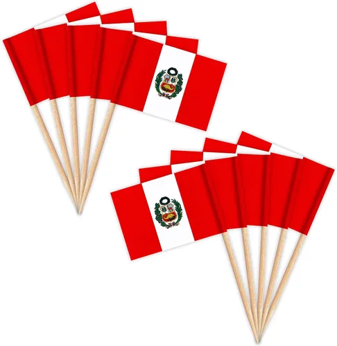 Miniatura 41 de ZXvZYT Banderas de palillos de dientes cubanos con bandera de Cuba, decoración pequeña para cupcakes de Cuba, decoración de frutas y cóctel