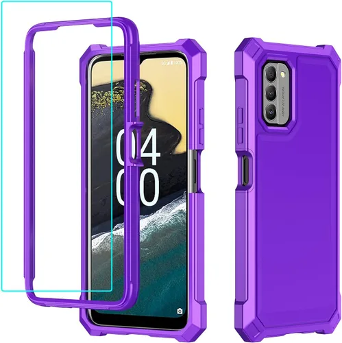 Miniatura 9 de Funda para Nokia C300/Nokia G100 con protector de pantalla, funda para teléfono Nokia C300 N155DL, protección de cuerpo completo frontal y trasera