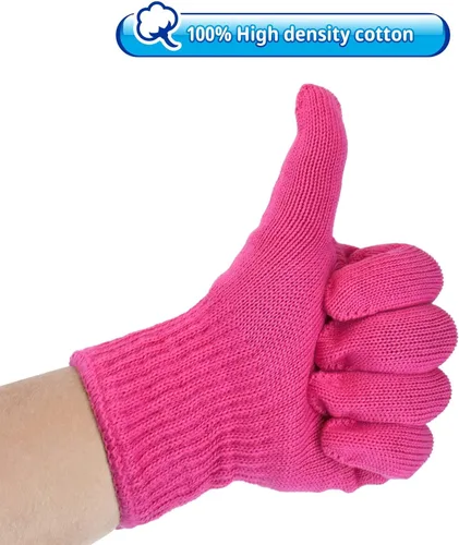 Miniatura 5 de Guantes profesionales resistentes al calor para peinar el cabello, guantes a prueba de calor, guantes de protección térmica para rizar la varita
