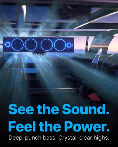Miniatura 8 de GoHawk Barra de sonido UTV de 25 pulgadas, barra de sonido Bluetooth ATV de 6 altavoces con luces RGB, IP66 impermeable SXS y barra de sonido
