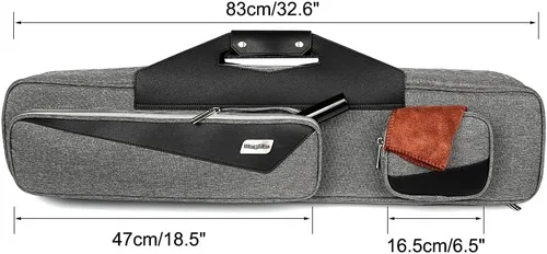 Miniatura 3 de Pool Cue Case 4x4 with Backpack Straps Carrying Case for 4 Pool Cues 4X4 Oxford Azul