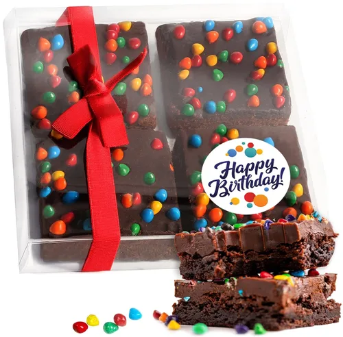 Miniatura 24 de Cesta de regalo de galletas de brownies de Pascua, regalo de comida de chocolate envuelta individualmente para hombres, mujeres y niños, paquete