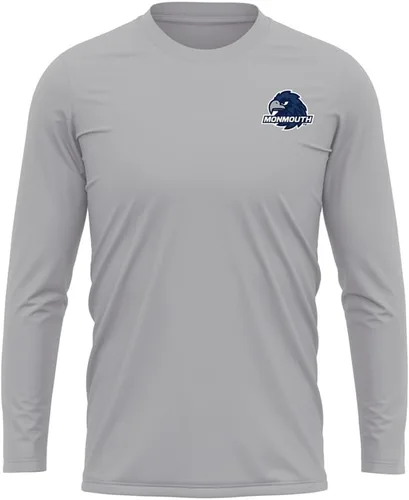 Miniatura 273 de Camisa deportiva de manga larga oficial de la NCAA Collegiate para hombre, con logotipo en el pecho izquierdo, colección Athletic Heather