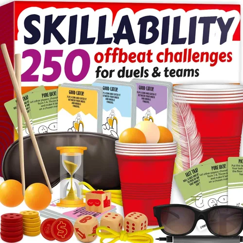 QUOKKA Juegos de fiesta para adultos y familia – 250 desafíos I divertido grupo o actividad familiar con adolescentes, niños, amigos – Ideal para