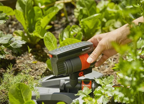 Miniatura 9 de Gardena AquaZoom - Rociador oscilante rectangular compacto para áreas de riego de 9 a 2,325.0 ft², rango de 3 a 59.1 ft, extensión de 3 a 39.4 ft