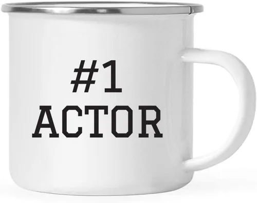 Andaz Press Taza de café de acero inoxidable para fogata, regalo de agradecimiento, 1 actor, 1 paquete, ideas de regalo de cumpleaños, compañero de