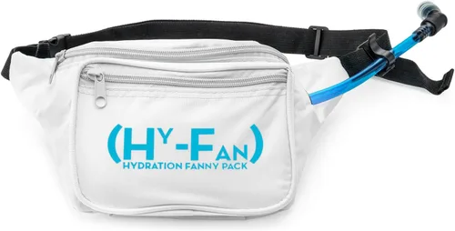 Miniatura 13 de HY-FAN Riñonera de hidratación con vejiga, 17 onzas, sin BPA, diseño manos libres, bolsillos seguros, ideal para actividades atléticas al aire Verde