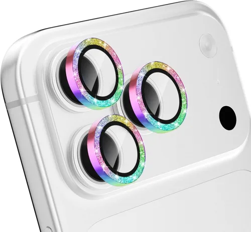 Miniatura 13 de CloudValley Protector de lente de cámara para iPhone 17 Pro/iPhone 17 Pro Max, [Instalación en 1 segundo] Cubierta de vidrio templado Ultra-HD, Negro