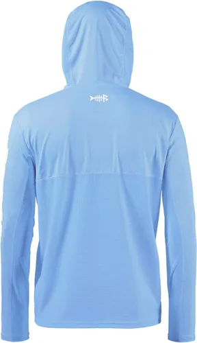 Miniatura 2 de BASSDASH UPF 50+ - Sudadera con capucha para hombre, protección solar UV, manga larga, rendimiento