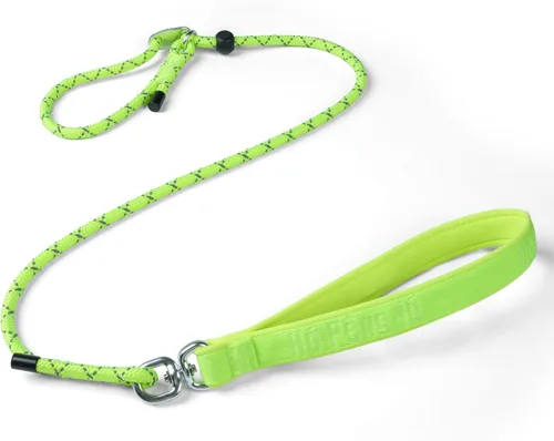 Miniatura 7 de Correa antideslizante para perro, correa y collar de entrenamiento resistente sin tirones con antienredos, mango acolchado e hilo reflectante