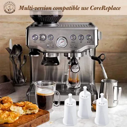 Miniatura 6 de Paquete de 4 filtros de agua de repuesto para máquina de espresso Breville Barista Touch BES880, Barista Pro BES878, Oracle Touch BES990, Oracle