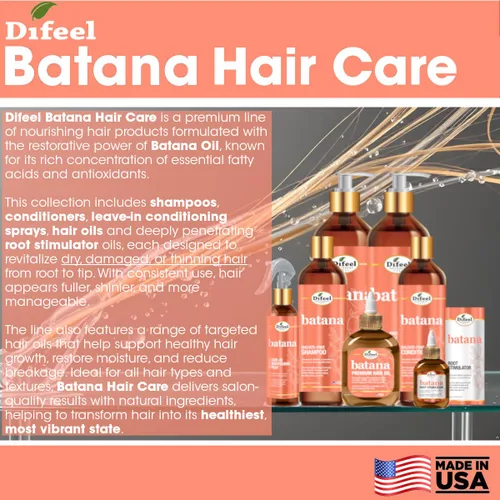 Miniatura 7 de Difeel Batana Shampoo 33.8 onzas - Champú fortalecedor sin sulfato para un cabello más grueso, más suave y manejable