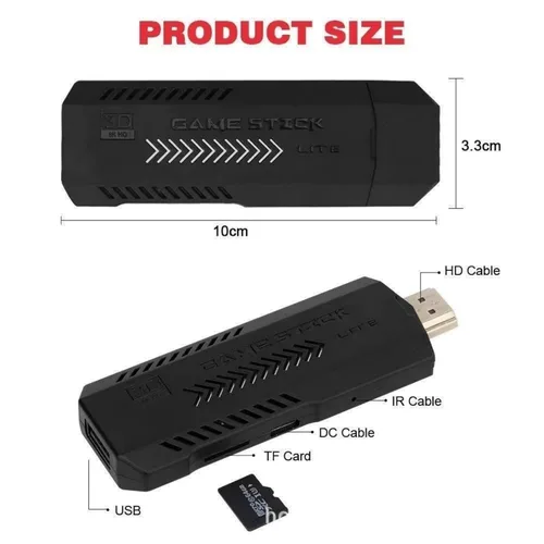 Miniatura 4 de X2 Plus 4K HD Consola de juegos retro inalámbrica, consola de juegos retro, videojuegos caseros, salida HDMI, 40000+juegos integrados (128GB)