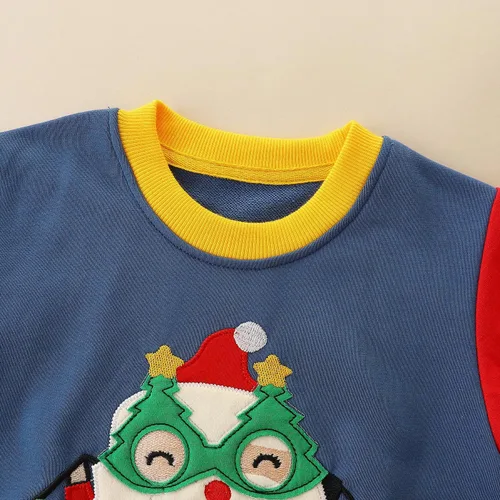 Miniatura 3 de Bumeex Sudadera de manga larga con cuello redondo de algodón para bebé niño pequeño 1-7T
