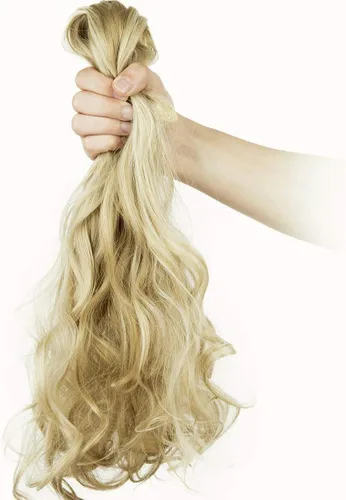 Miniatura 2 de Extensiones de pelo de 24 a 26 pulgadas, 6 unidades, 16 clips rizados, ondulados, rectos, gruesos, clip en extensiones de pelo sintético.