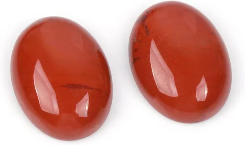 Miniatura 28 de GEM-Inside - Cuentas ovaladas sueltas de amatista, cabujón, cuentas naturales para joyería y anillos, colgantes, 0.236 x 0.315 pulgadas, 5
