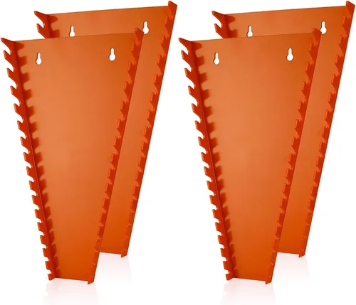Miniatura 12 de ALOANES Organizador de llaves de plástico ABS de 32 ranuras, organizador de llaves colgantes estándar para caja de herramientas y pared, compatible